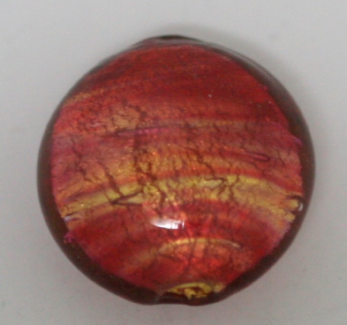 Murano Glass Schiacciata (1 x 0.75 in.) # 04 - Click Image to Close